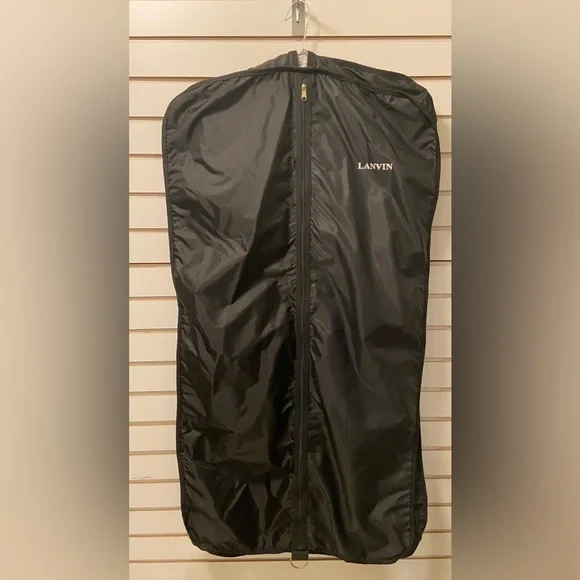 LANVIN Black Merino Wool and Silk Balloon Puff Sleeve  display picture 1